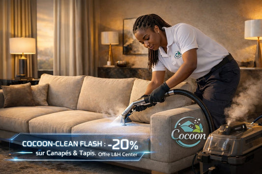 COCOON-CLEAN (Nettoyage Spécialisé) - [FLASH] Remise à neuf de vos canapés et tapis à prix réduit