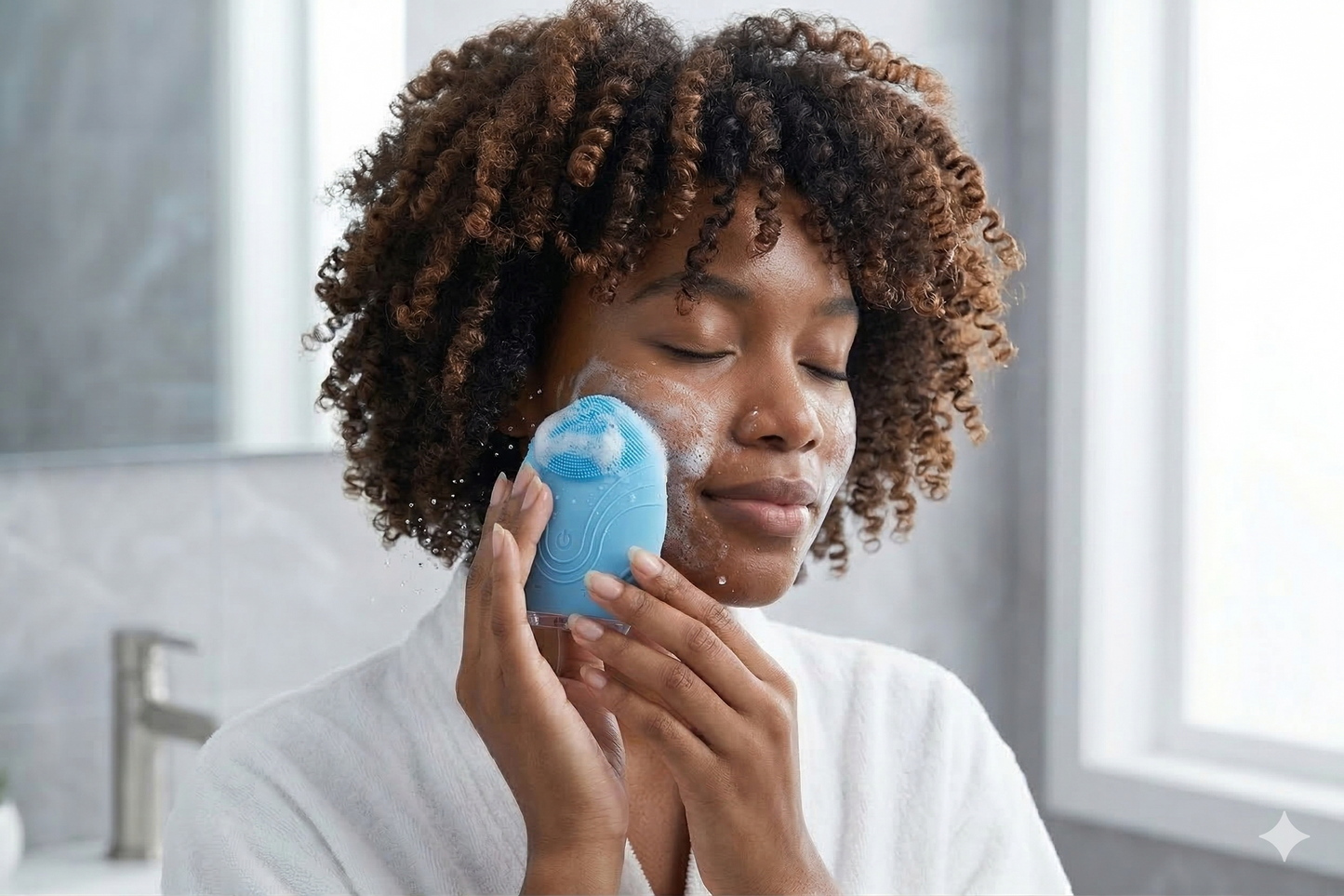 Brosse Nettoyante Visage Zita – Technologie Sonique & Silicone Médical pour un Éclat Immédiat