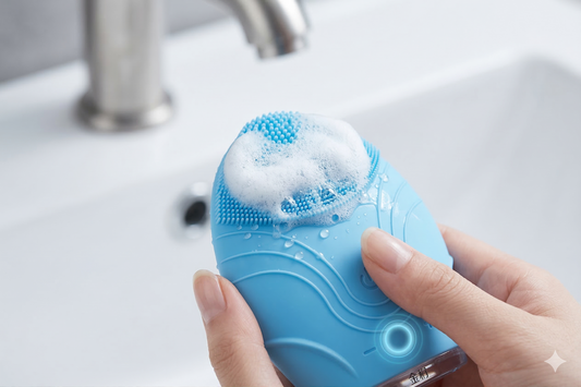 Brosse Nettoyante Visage Zita – Technologie Sonique & Silicone Médical pour un Éclat Immédiat