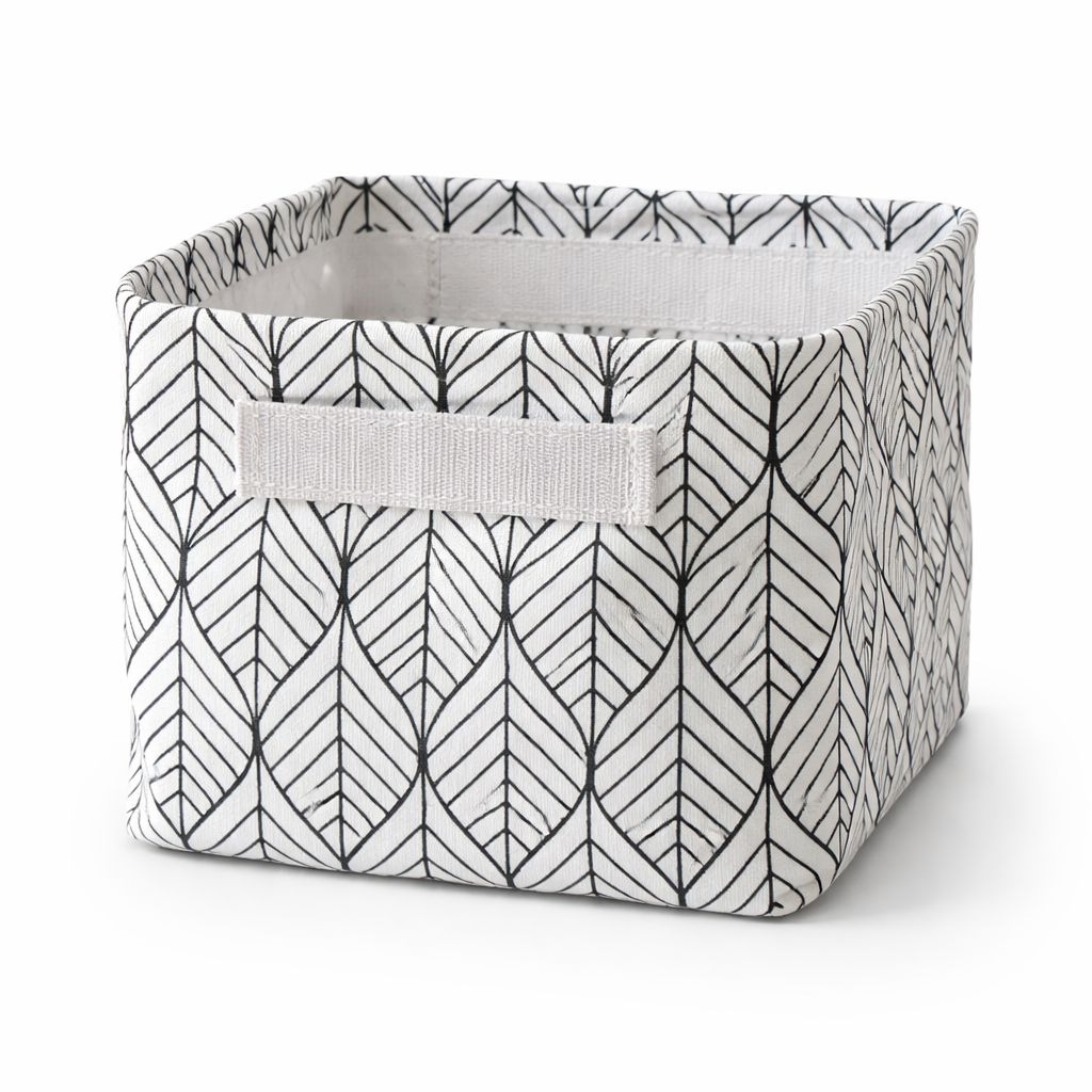 Boîte de rangement en tissus Kano Leaf