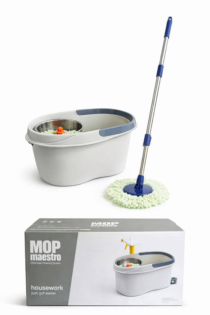 MOP Maestro – Système de nettoyage rotatif avec seau essoreur