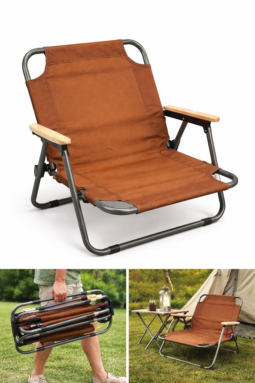 Chaise de camping enfant pliante – légère, confortable avec accoudoirs, idéale extérieur & loisirs.