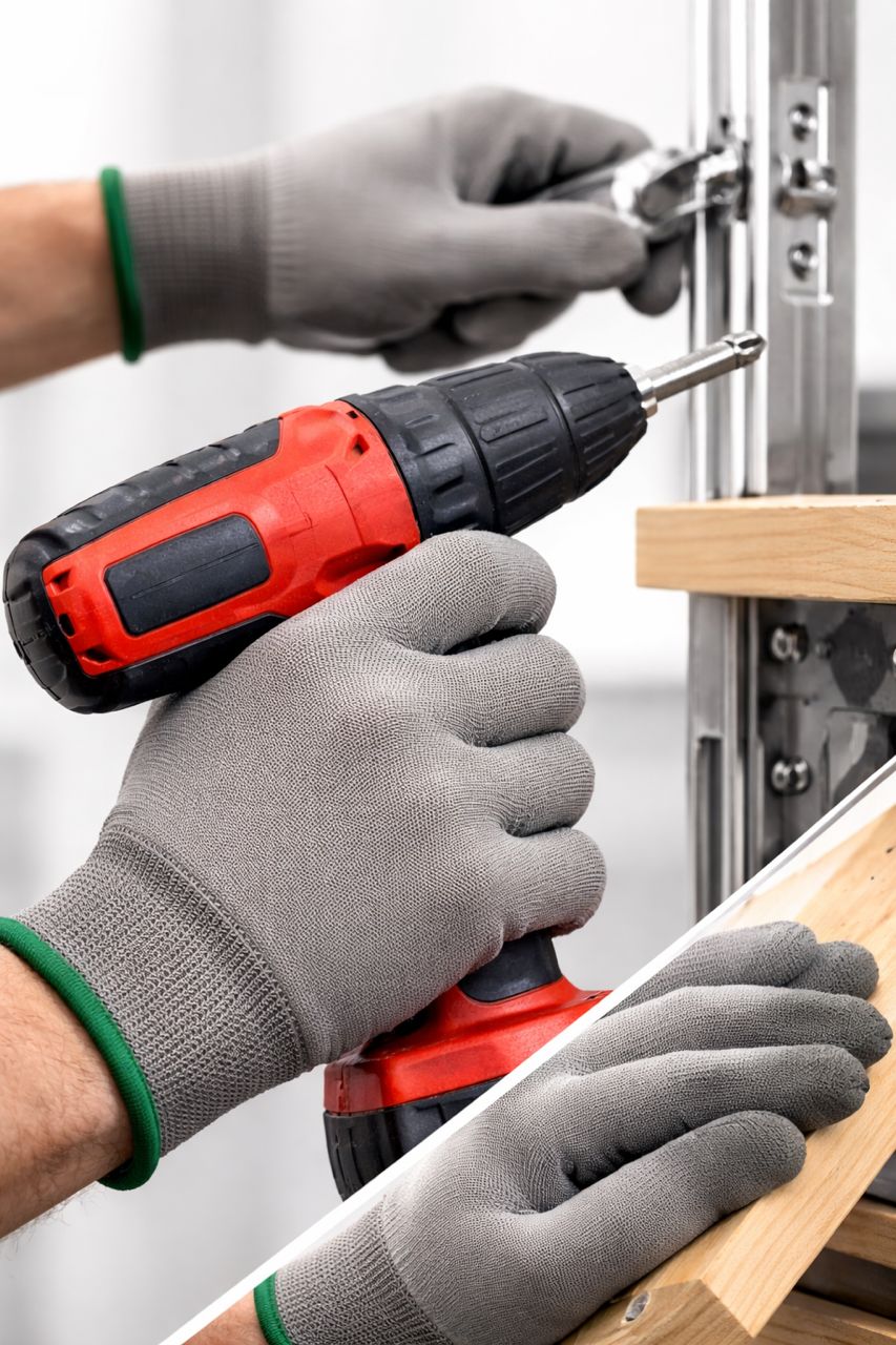 Gants de travail multi-usages – protection optimale et grip de précision (Paire)