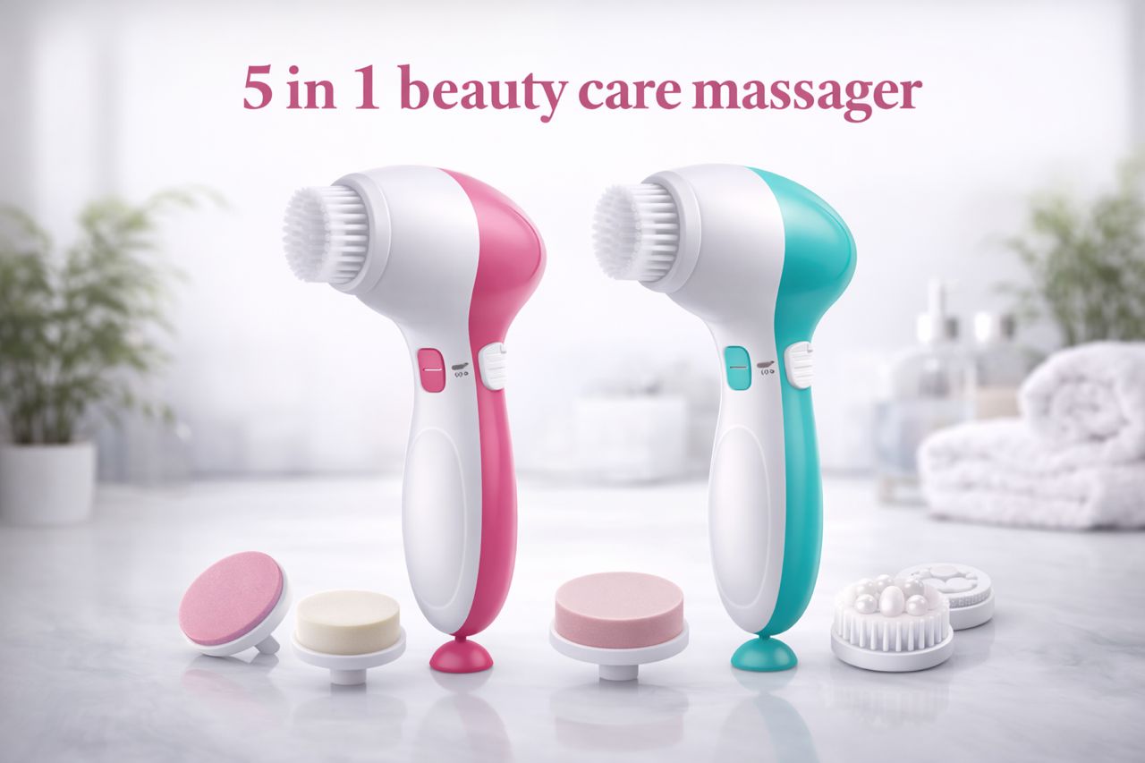 Brosse Nettoyante Visage Rotative – Nettoyage Profond & Peau Éclatante